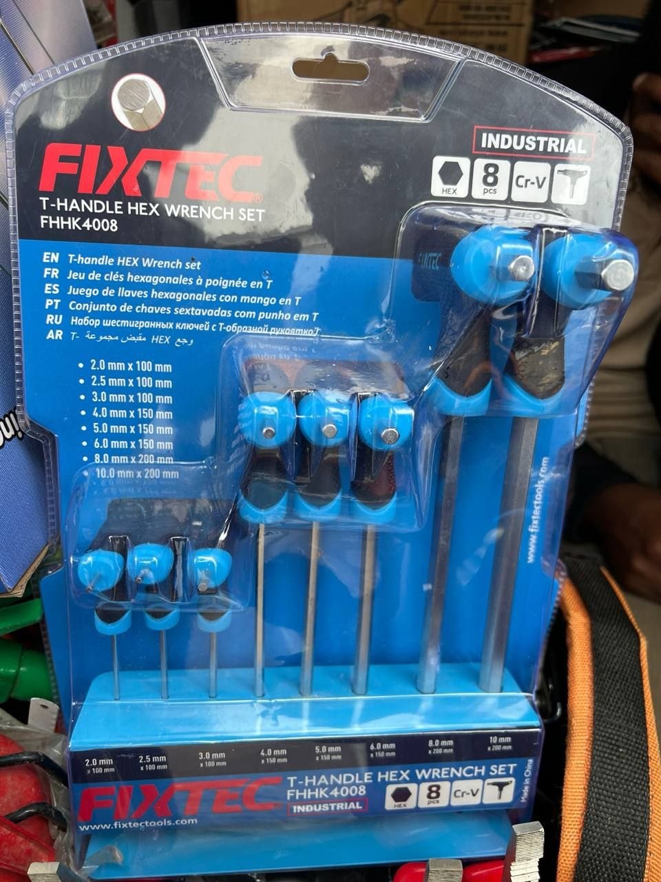 FIXTEC T-Handle Hex Wrench Set